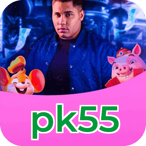 Plataforma pk55 mostrando interface moderna, jogos certificados e recursos de segurança licenciados